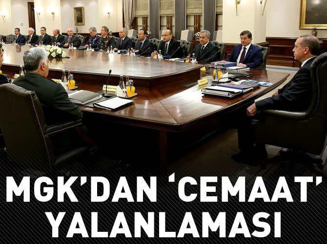 MGK'dan 'cemaat' yalanlaması