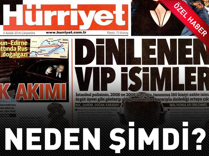 Hürriyet'in manşeti ne anlama geliyor?