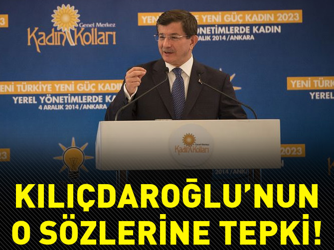 Davutoğlu Kılıçdaroğlu'nun o sözlerine tepki gösterdi