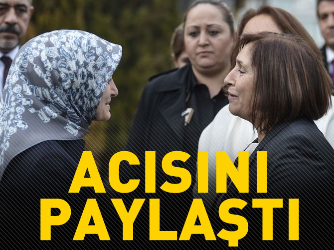 Sare Davutoğlu'ndan Selvi Kılıçdaroğlu'na taziye ziyareti