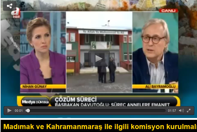 Madımak ve Kahramanmaraş ile ilgili komisyon kurulmalı