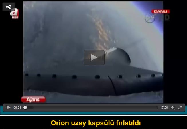 Ve Orion fırlatıldı
