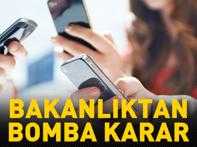 Bakanlıktan bomba gibi cep telefonu açıklaması!