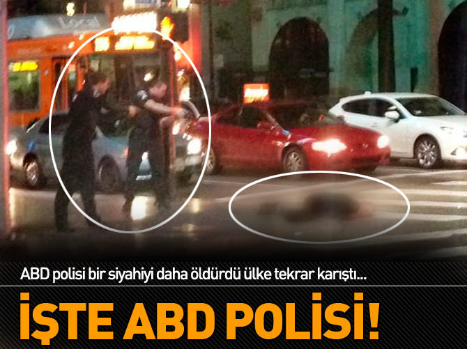 ABD'de polis şiddeti!
