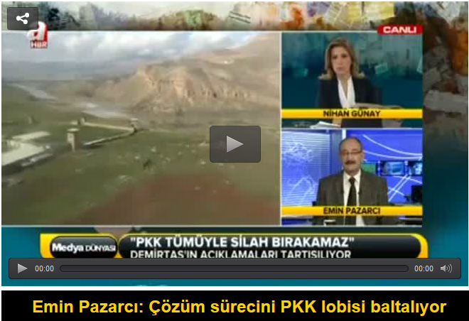 Emin Pazarcı: Çözüm sürecini PKK lobisi baltalıyor