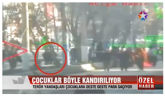 PKK yandaşları çocukları parayla kandırıyor! - 2