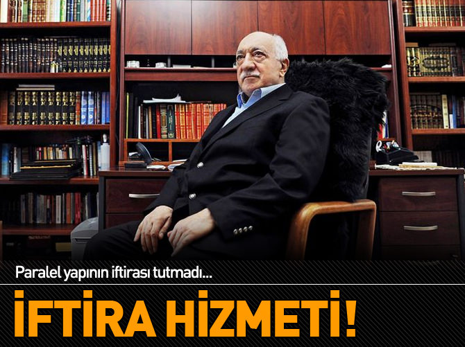 Paralel yapının iftirası tutmadı