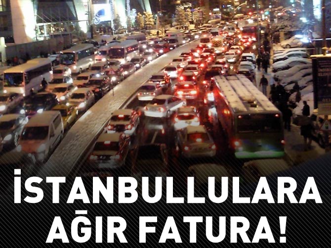İstanbullulara ağır fatura!