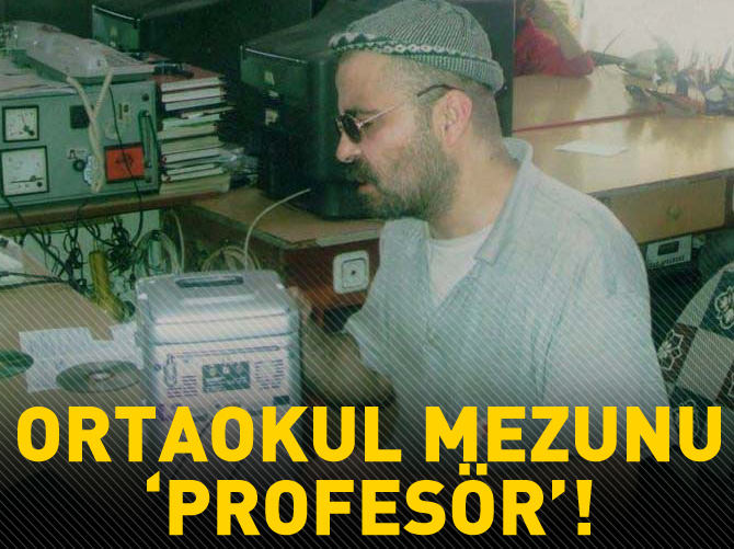 Ortaokul mezunu profesör!