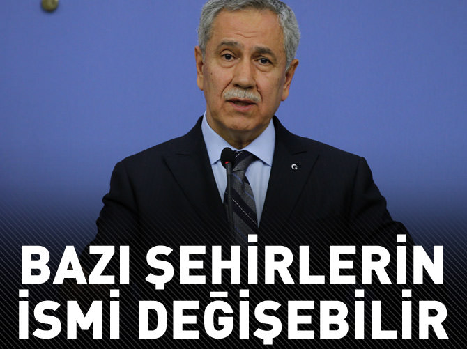 Bazı şehirlerin ismi değişebilir
