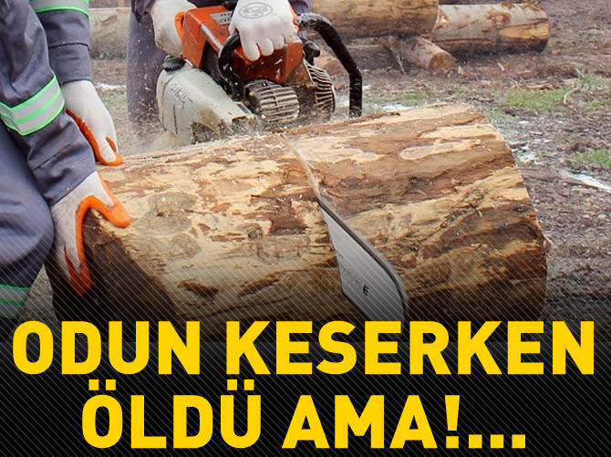 Odun keserken motordan zehirlendi, öldü