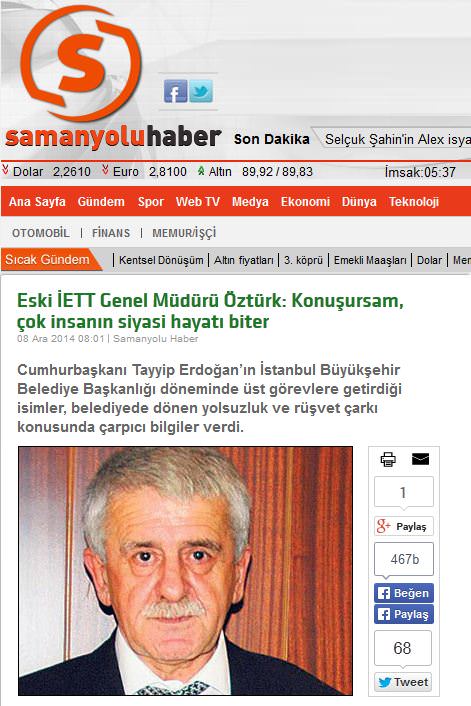 Zaman gazetesinden hayali söyleşi!