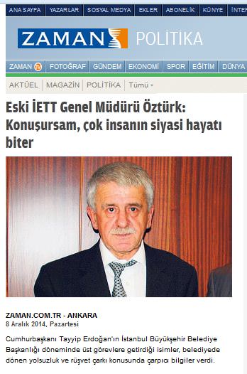 Zaman gazetesinden hayali söyleşi!