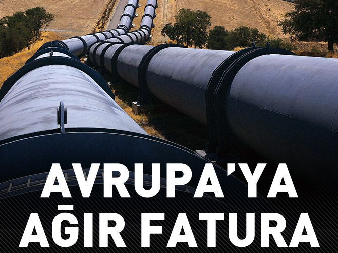 Güney Akım'ın iptalinin faturası AB'ye ağır olacak
