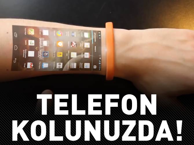 Kolunuzu dokunmatik ekrana dönüştüren bileklik