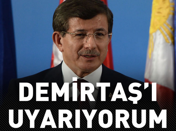 Davutoğlu: Akacak kanın sorumlusu Demirtaş'tır