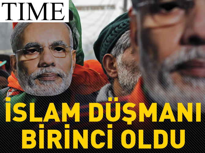 Time'ın birincisi İslam düşmanı Modi