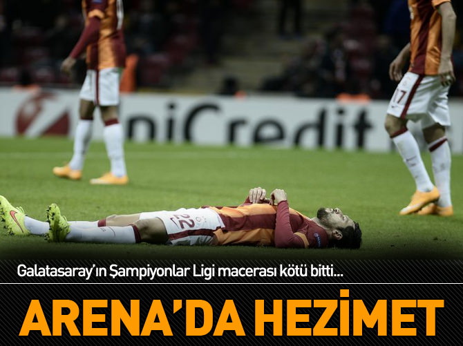 Arena'da hezimet!