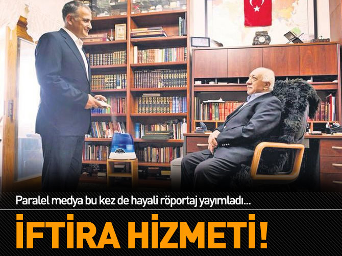 Zaman gazetesinden hayali söyleşi!