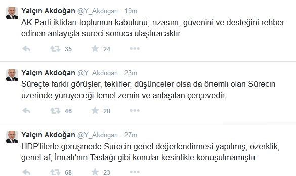 Yalçın Akdoğan'dan o iddialara yanıt - 1