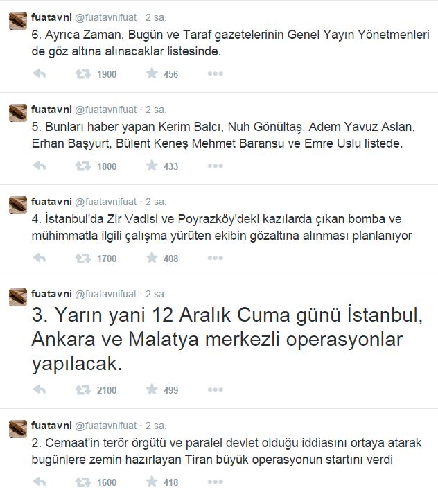 Paralel korku: Yarın operasyon yapılacak
