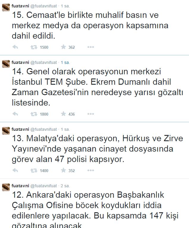 Paralel korku: Yarın operasyon yapılacak