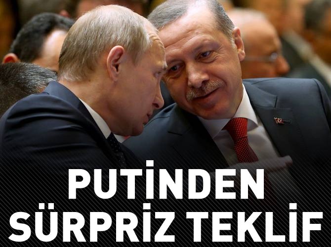 Erdoğan: Putin 'Türk akımı koyabiliriz' ifadesi kullandı