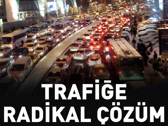 İstanbul trafiğine radikal çözüm