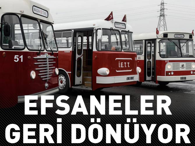 Nostaljik otobüsler İstanbul yollarına çıkıyor
