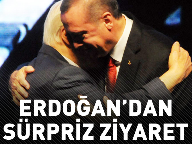 Erdoğan'dan sürpriz ziyaret