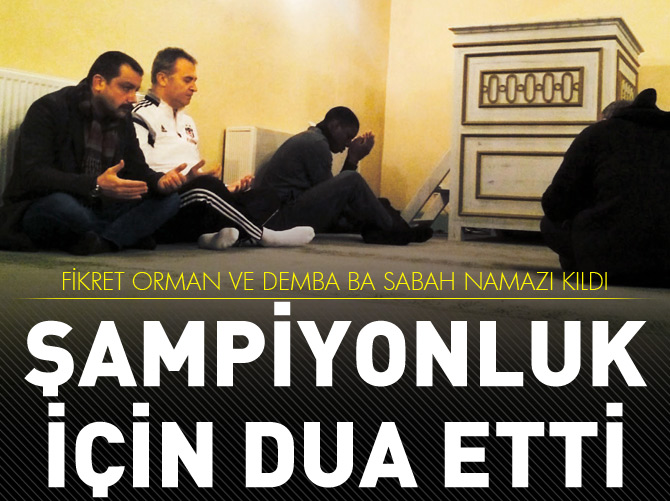 Yahya Efendi Dergahı'nda şampiyonluk duası