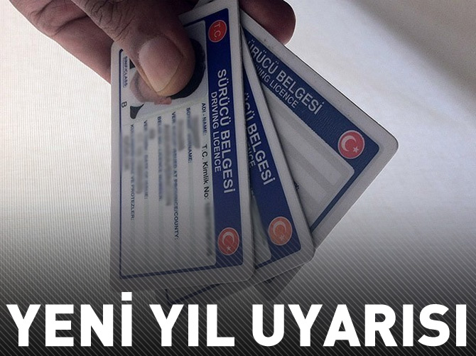 Sürücü adaylarına yeni yıl uyarısı