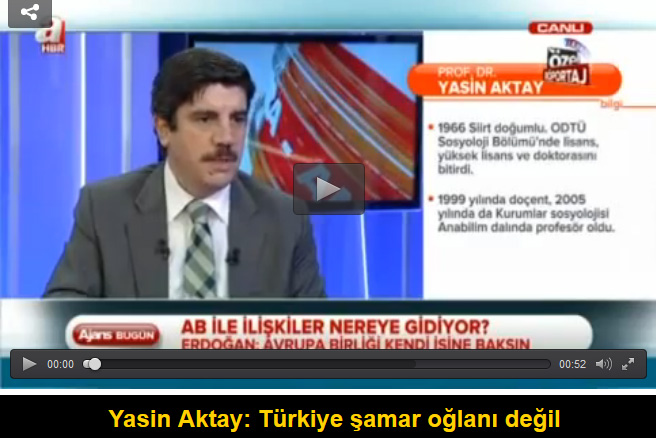 Yasin Aktay: Türkiye şamar oğlanı değil