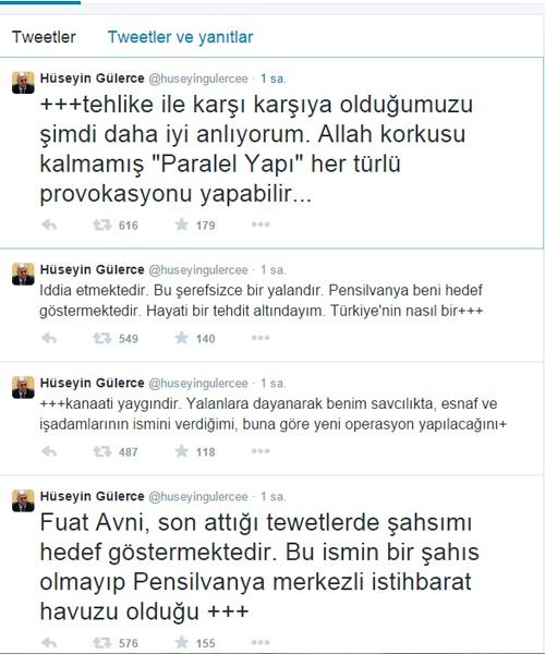 Hüseyin Gülerce: Hayati tehdit altındayım