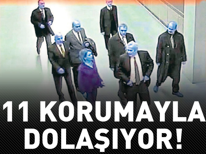 Hayri İnönü 11 korumayla dolaşıyor!