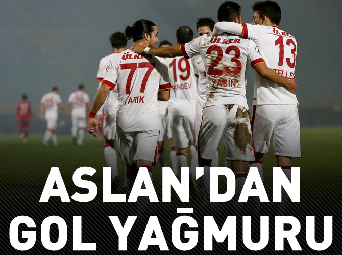 Galatasaray'dan gol yağmuru