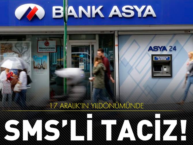 Bank Asya'dan SMS'li taciz!