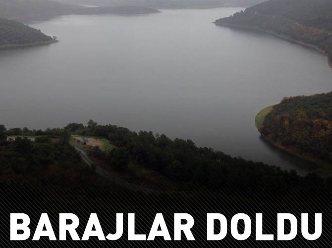 İstanbul'da barajların yüzde 52,94'ü doldu