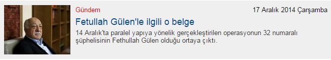 Fethullah Gülen’e yakalama kararı