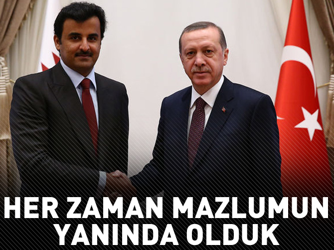 Her zaman mazlumların yanında olduk