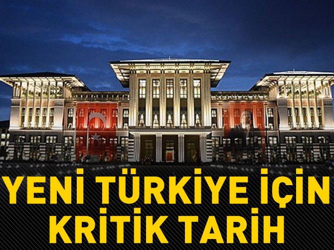 Yeni Türkiye için ilk adım 5 Ocak'ta