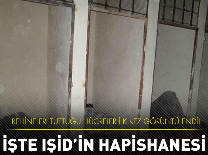 IŞİD'in hapishanesi ilk kez görüntülendi