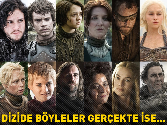 Game of Thrones oyuncuları set dışındaki halleri
