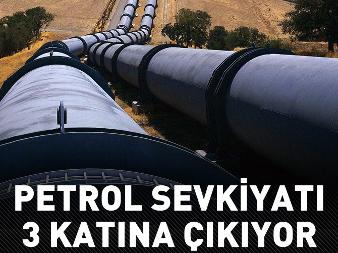 Ceyhan'a petrol sevkiyatı 3 katına çıkıyor
