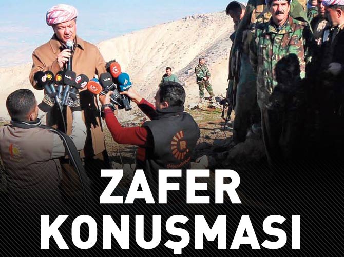 Barzani'den zafer konuşması