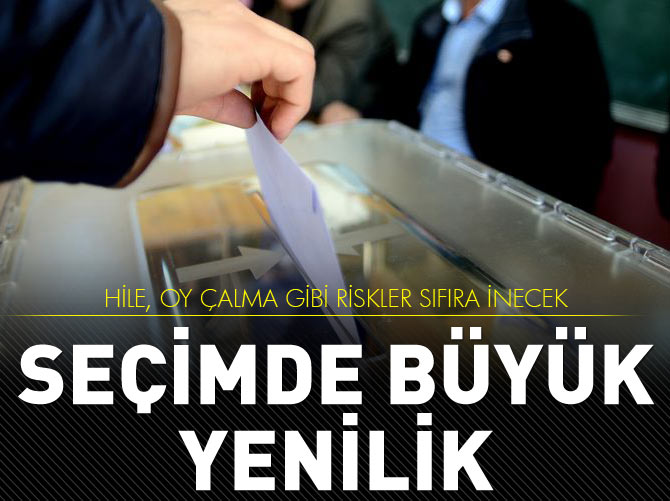 Seçim sisteminde büyük yenilik