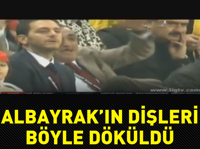 Abdurrahim Albayrak'ın dişleri böyle döküldü