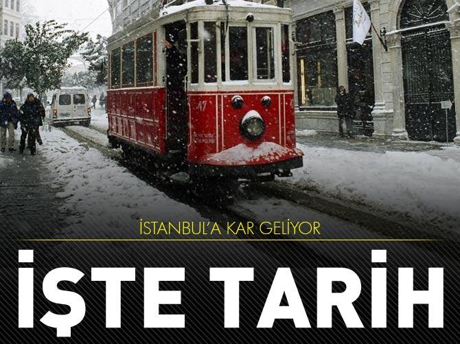 İşte İstanbul'a karın geleceği tarih
