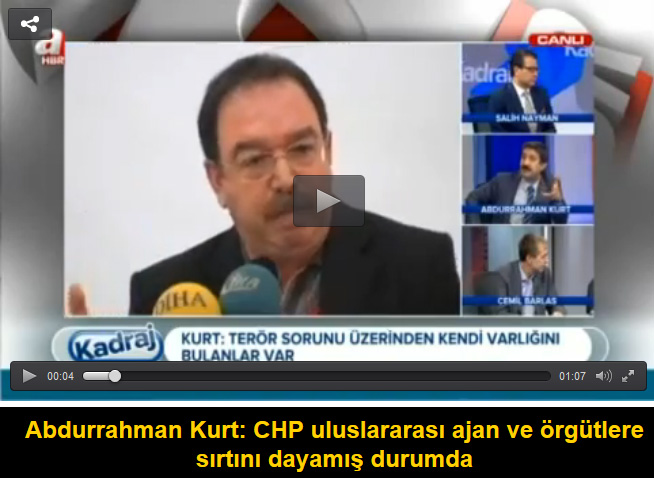 CHP uluslararası ajan ve örgütlere sırtını dayamış durumda