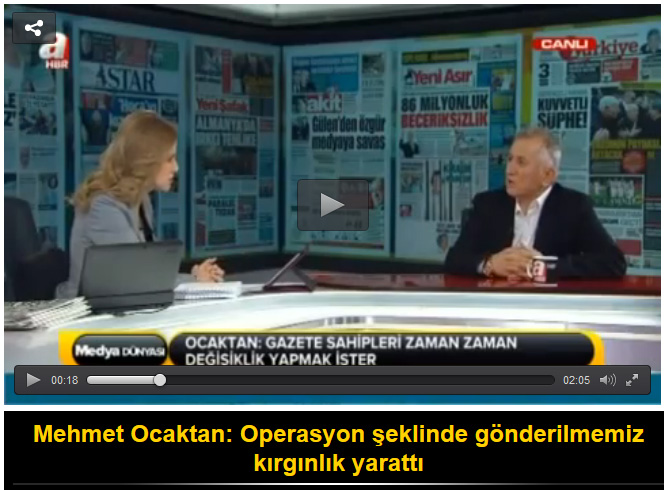 Operasyon şeklinde gönderilmemiz kırgınlık yarattı